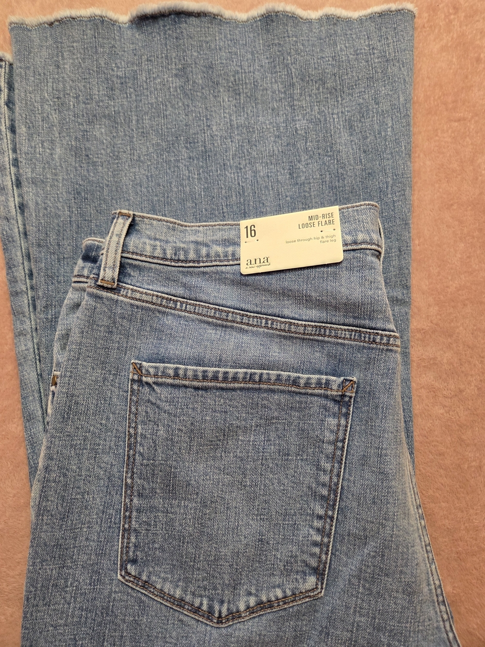 ana Light Wash Blue High-Rise Jeans - Picture 2 of 2